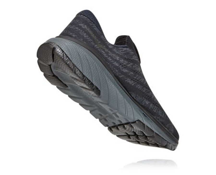 Hoka Australia One One Cavu 3 Slip - Mens Running Shoes Black - DRGTK-9480